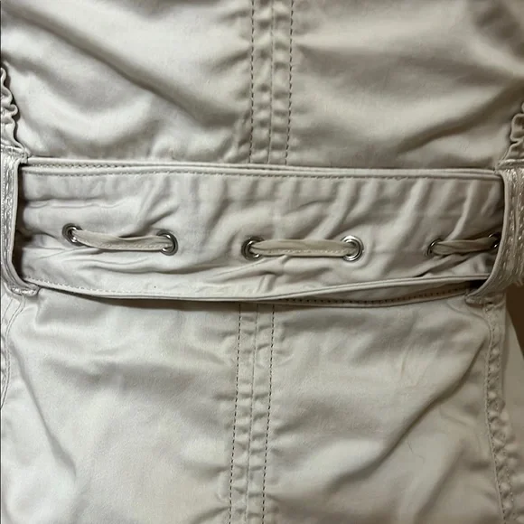 White House Black Market Cream Blazer with Tie Closure - Picture 7 of 9